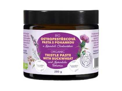 Ostropestřecová pasta s pohankou a Levandulí Chodouňskou