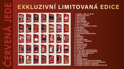 Červená edice - komplet 35CD